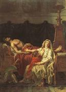 Jacques-Louis David andromache mourning hector (mk02) oil on canvas
